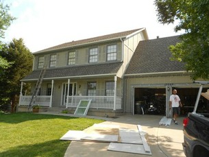 House Prepped to be Painted